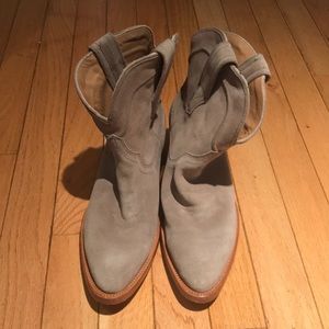 Tecovas Grey Suede Lucy Boots